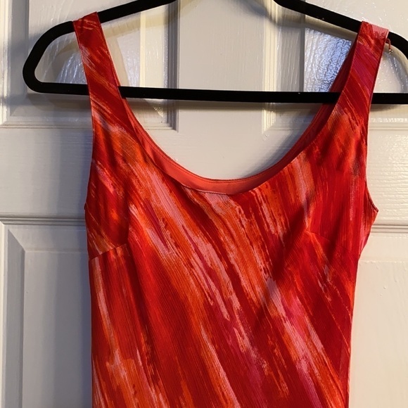 Jones New York Dress Red and White Size 4 - Picture 2 of 5